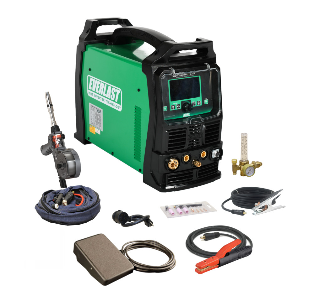 Lightning MTS 212 Welder, AC/DC Pulse TIG ,Stick with SPOOL GUN, 200Amp