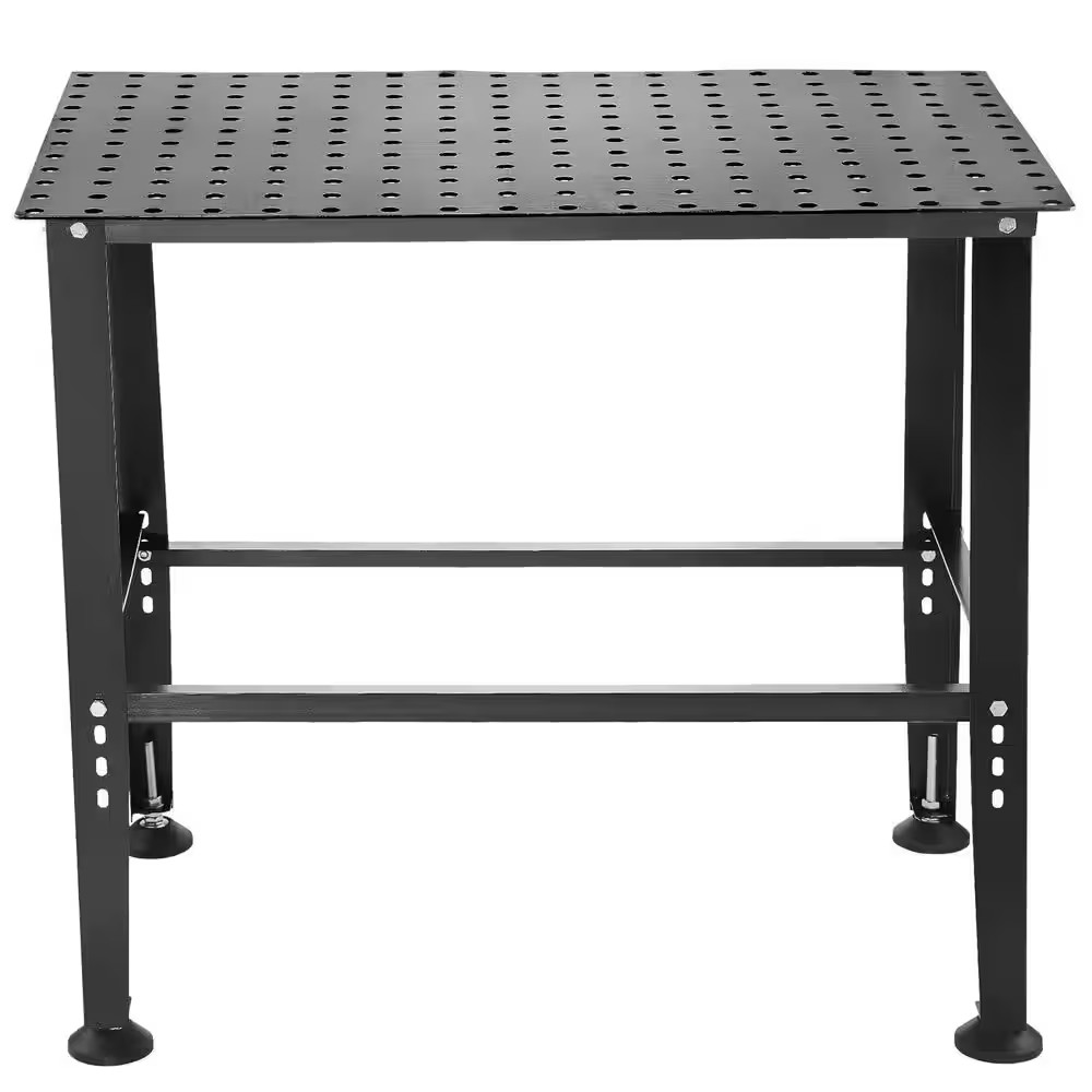 Welding Table 36 In. X 24 In., Work Bench with 0.63 In. Fixture Holes, 800LBS. C