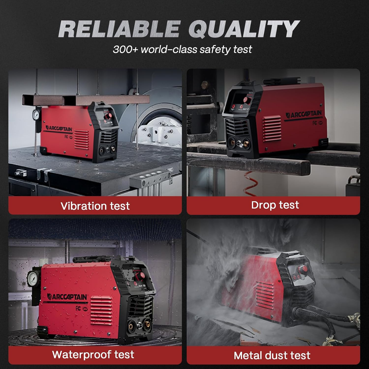 Plasma Cutter, [Large LED Display] 50Amps Cutter Machine with 110/220V Dual Volt