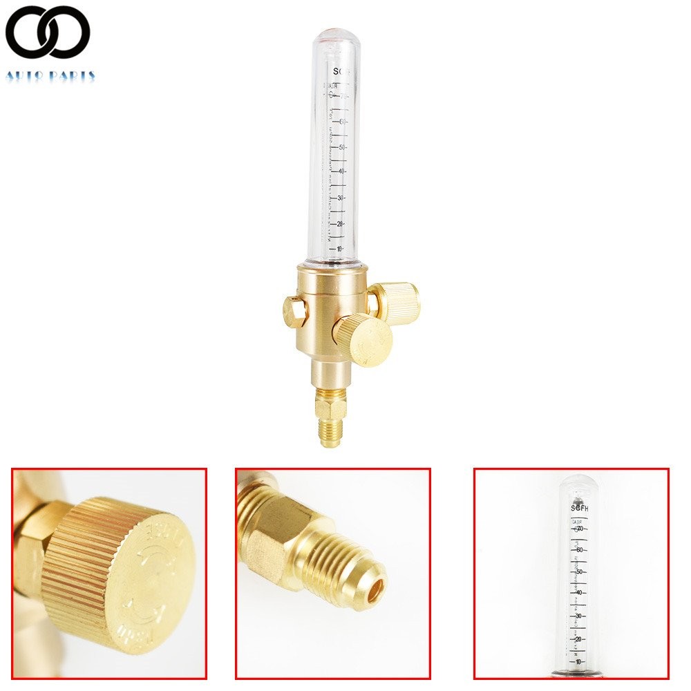1Pack Nitrogen Flow Meter Max inlet Pressure 50 PSIG Brass Body Construction