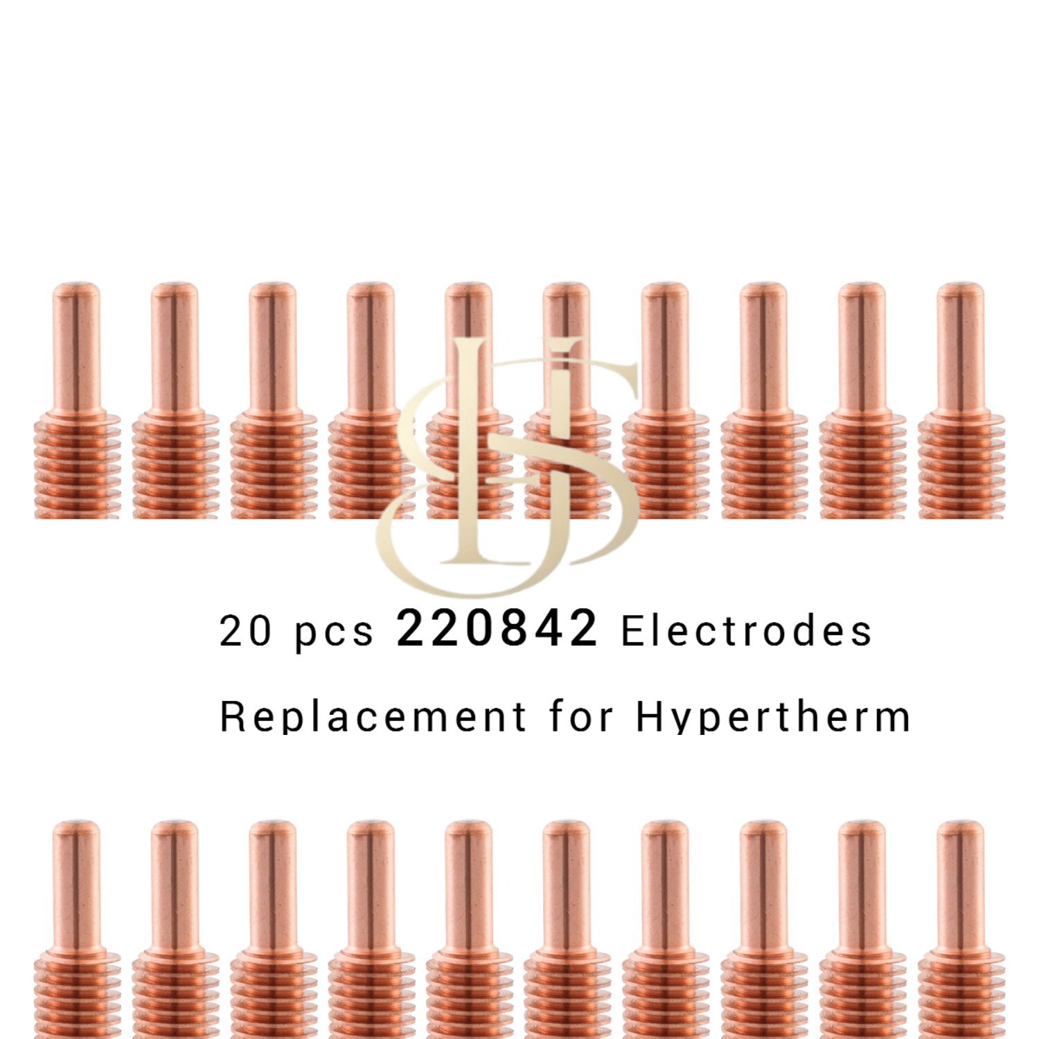 20 pcs 220842 Plasma Cutter Electrodes fit Hypertherm Powermax 45XP 65 85 105