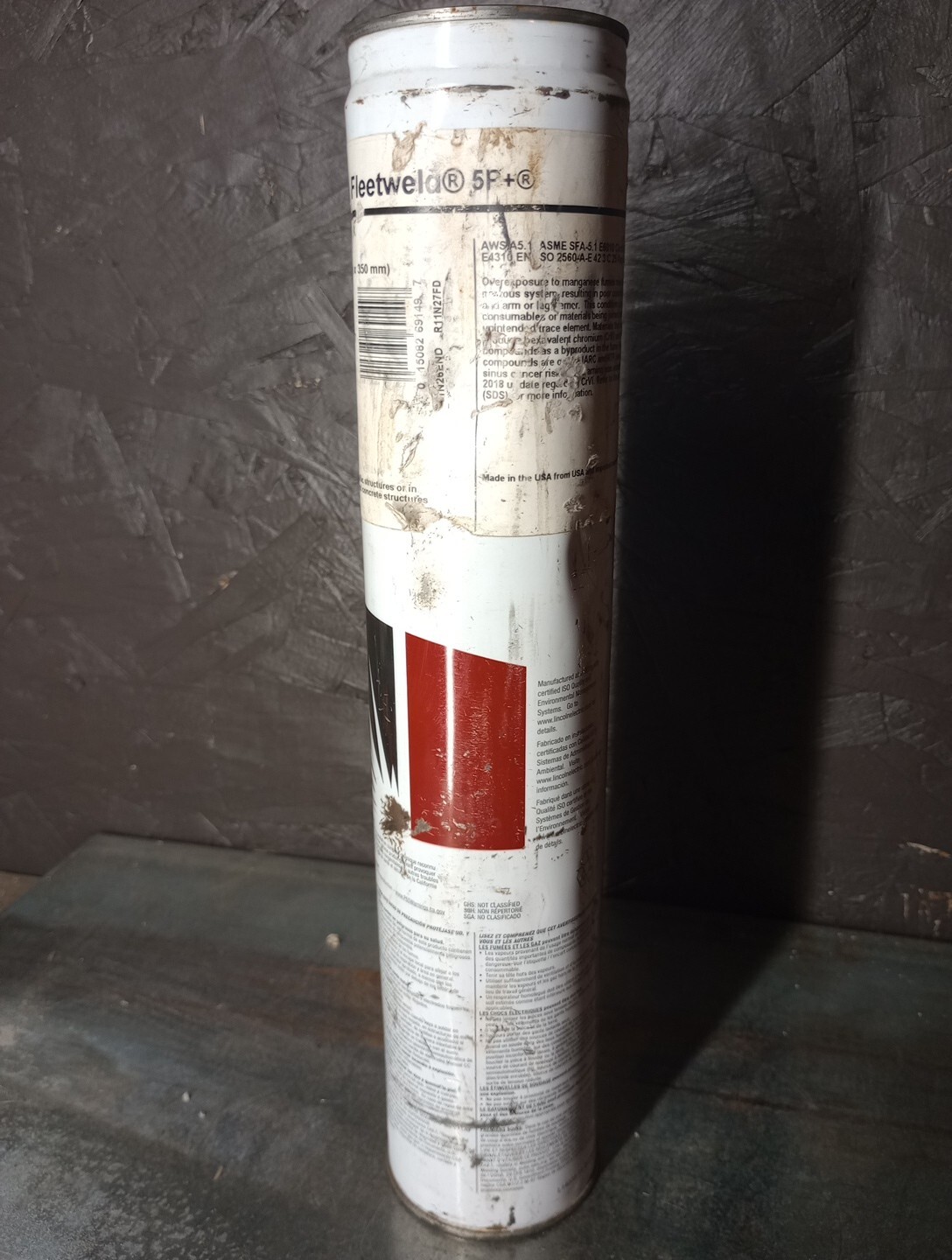 Lincoln Fleetweld 5P+ E6010 5/32″ Mild Steel Stick Electrodes 10 lbs. ED032566