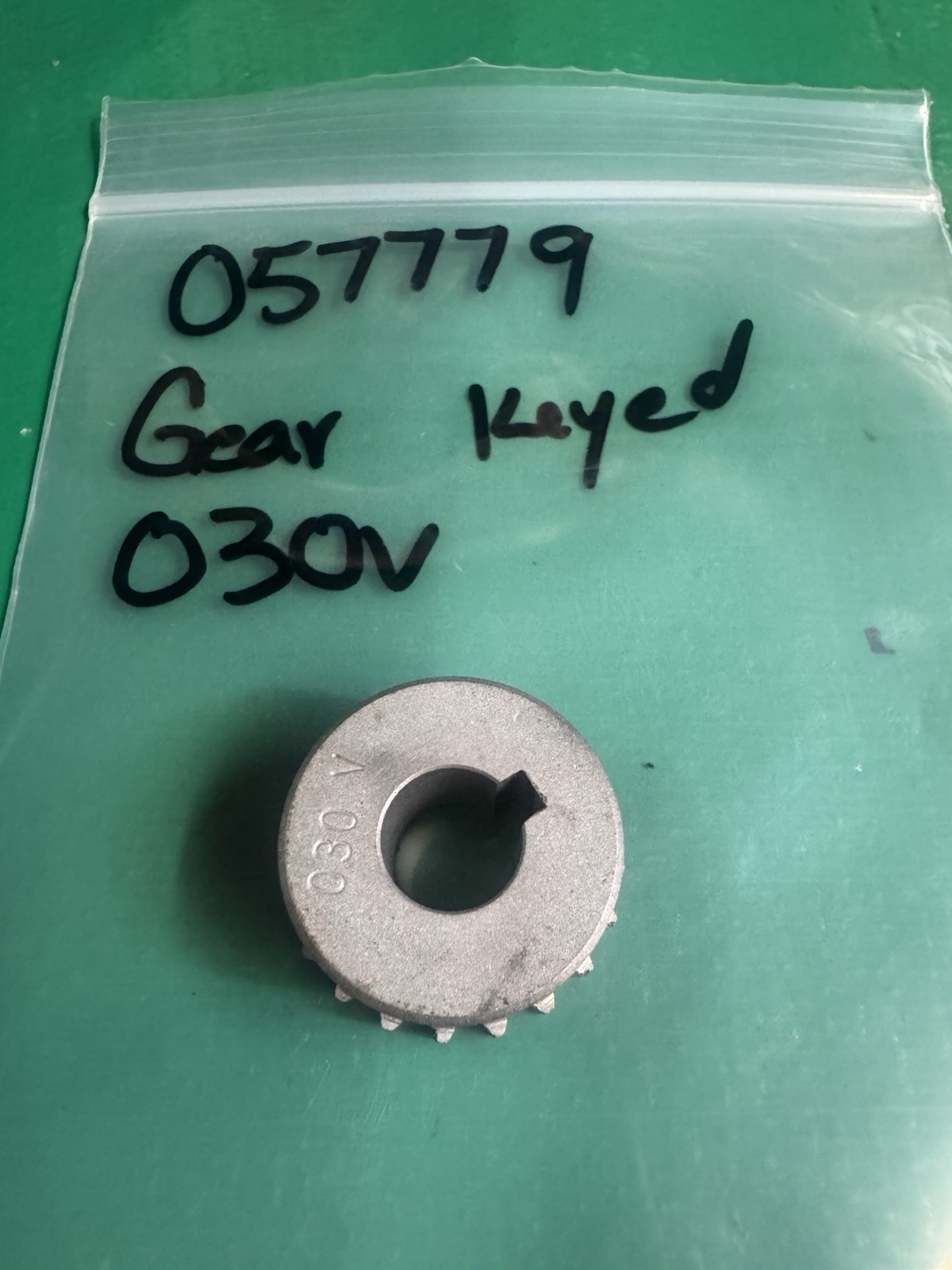 057779 Bottom Drive Roll .030 For 10E 10A Wire Feeder- USED Miller Welder Parts