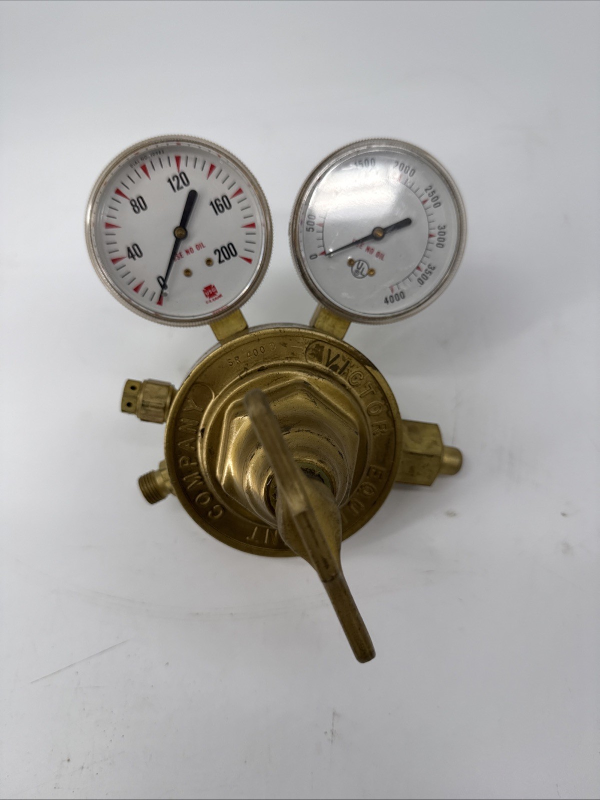 Victor Equipment SR400D Regulator WELDING CUTTING TORCH INERT GAS Gauges