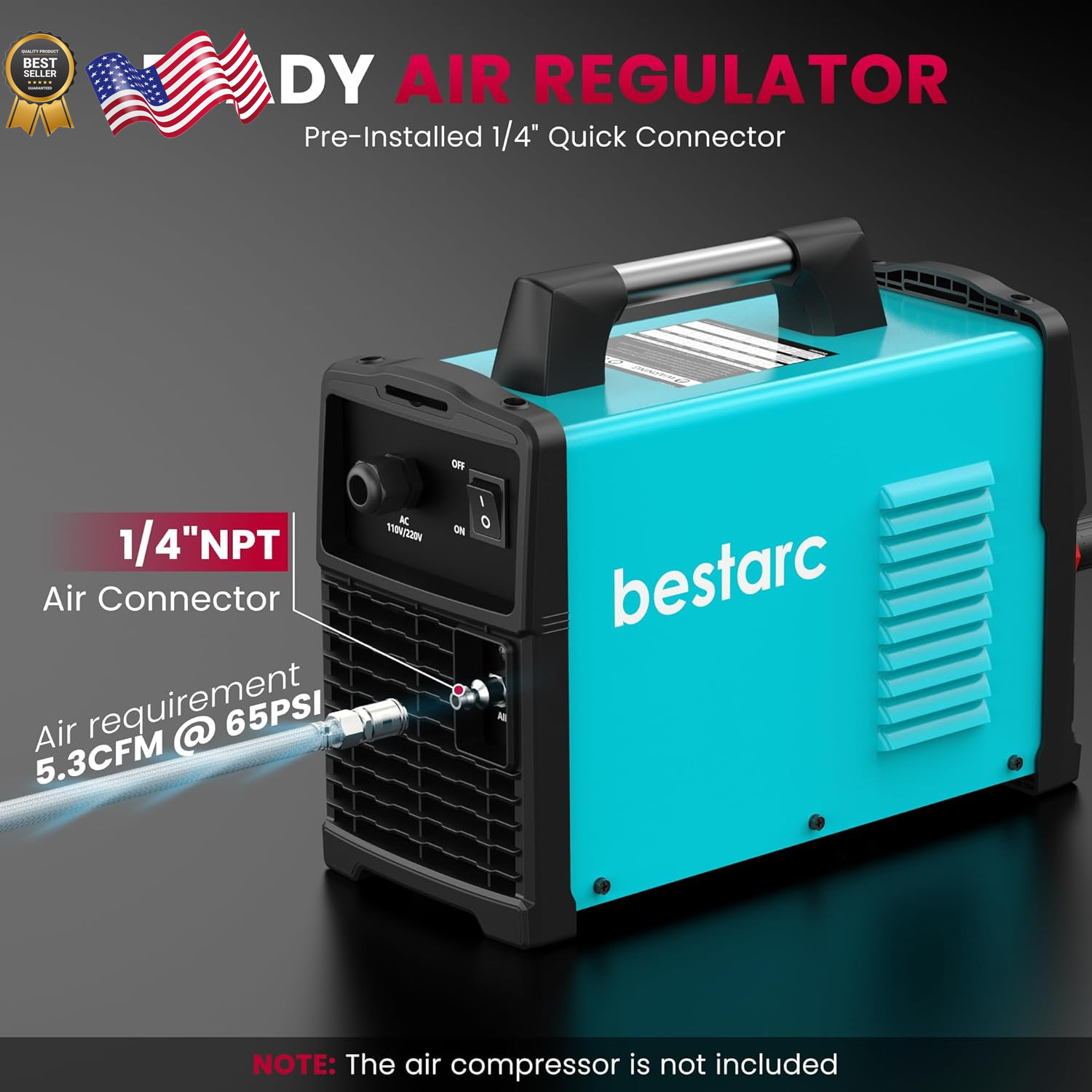 bestarc Plasma Cutter [Pilot Arc][Large LED Display][Air Sensor] 50A bestarc Pl