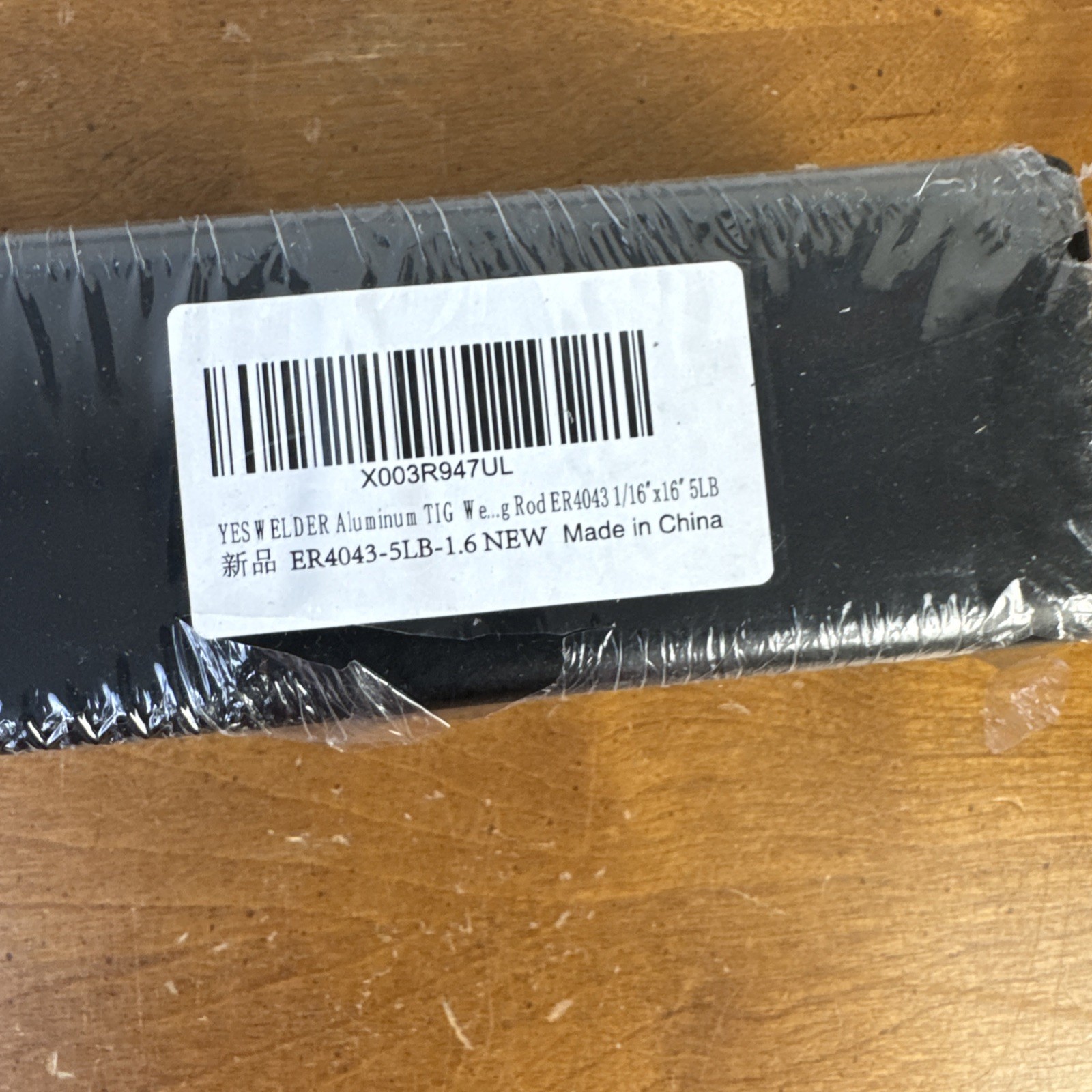 5LBS OF YESWELDER ALUMINUM TIG WELDING RODS 1/6″ X 16″ MODEL ER4043