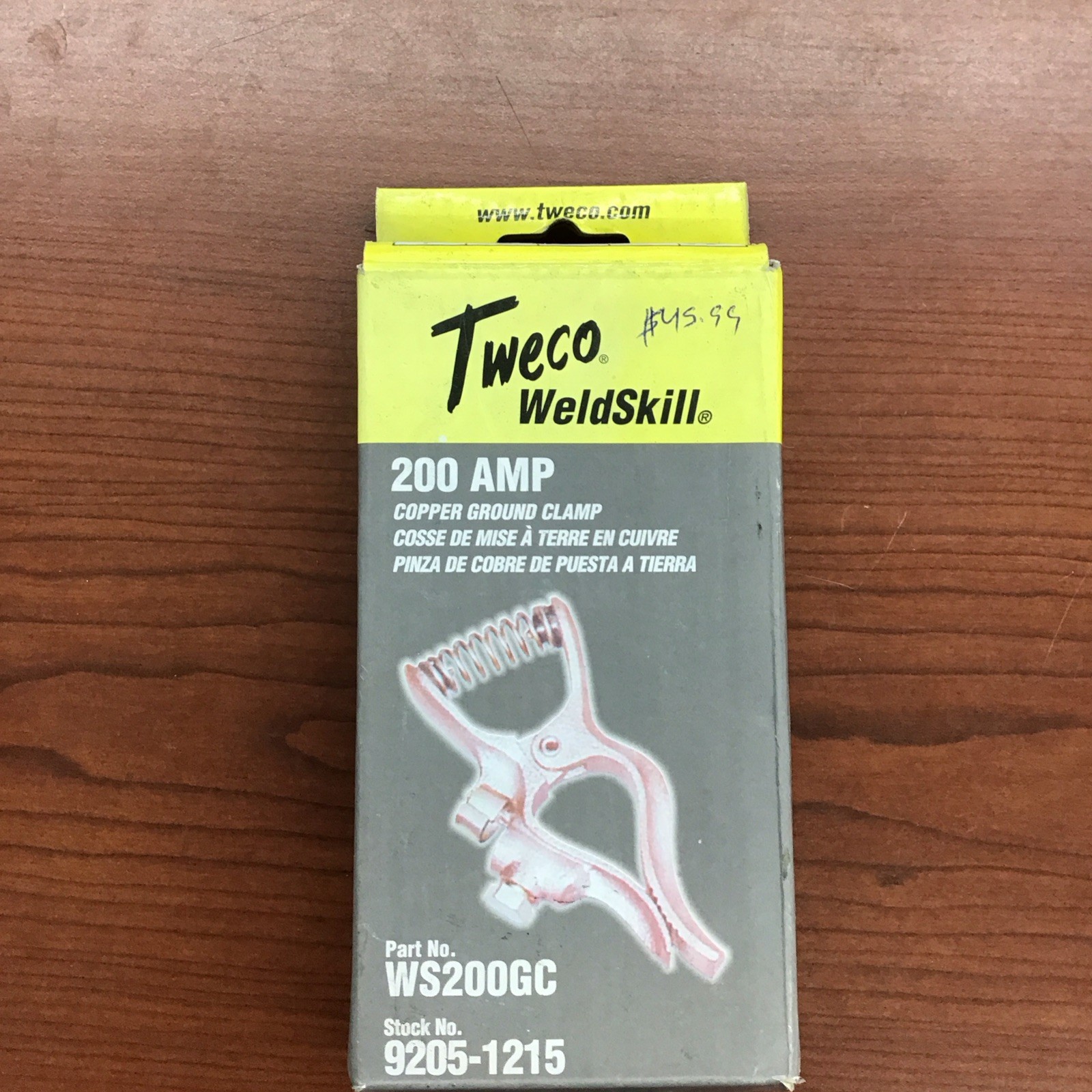 TWECO #WS200GC 200 AMP COPPER GROUND CLAMP
