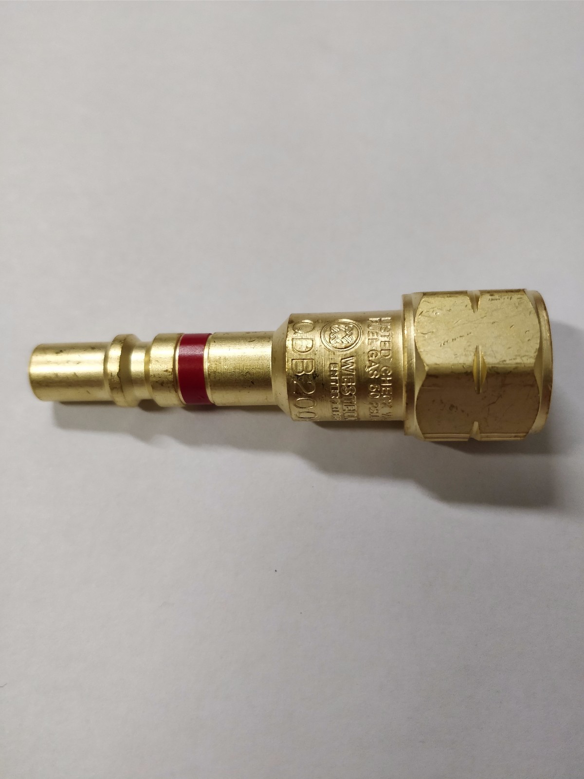 Western Torch to Hose MALE SIDE (FUEL) Quick Connect/Connector, QDB200
