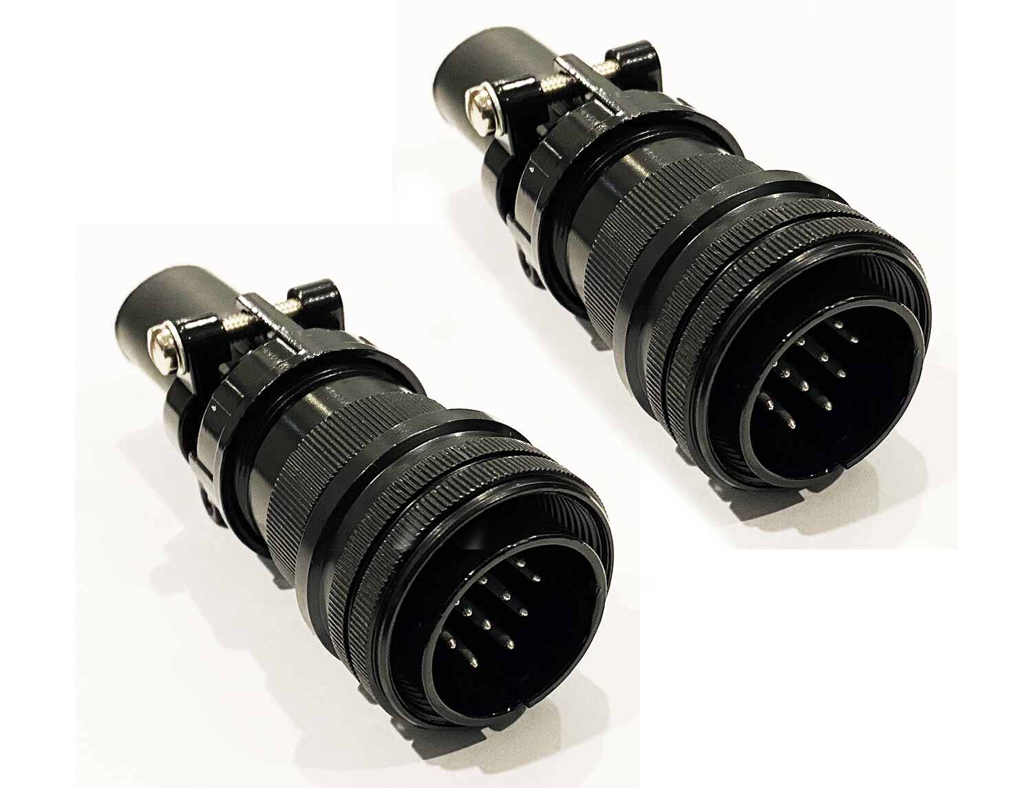 2-PK 14 Pin Metal Male Plug 136961 141162 Connector for Miller Hobart Welder.