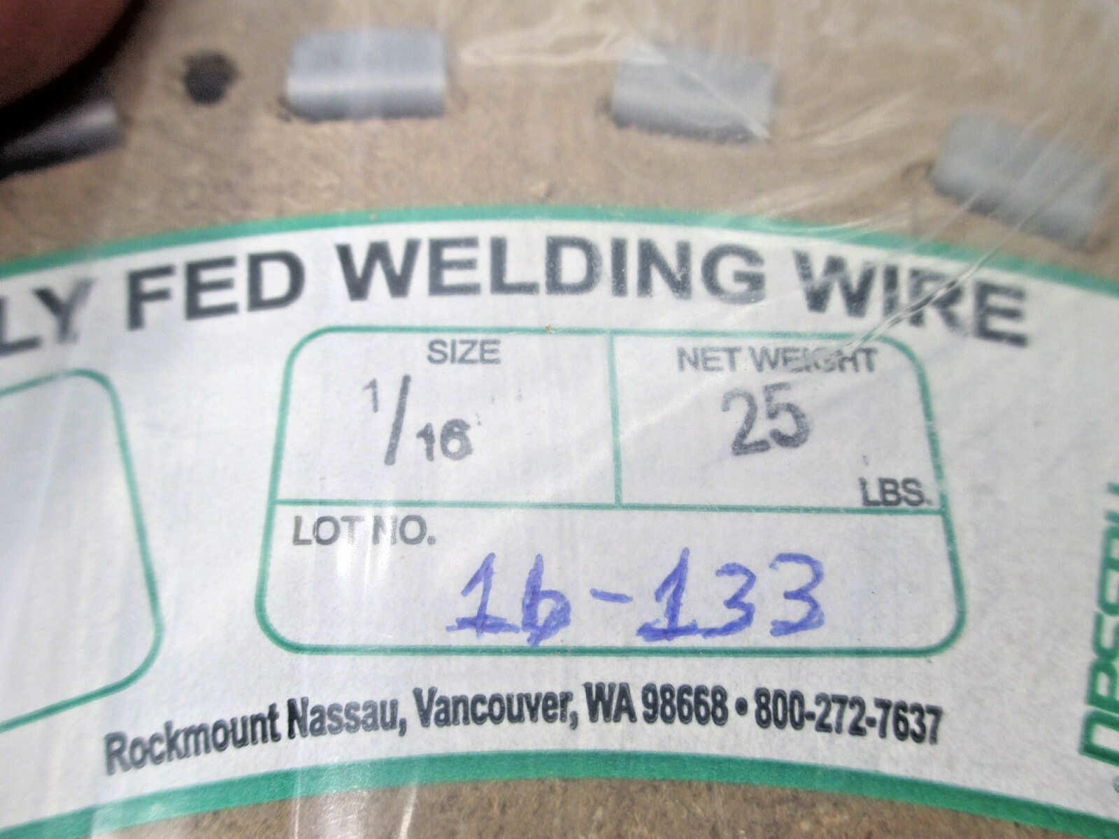 ROCKMOUNT FLUX-CORED HARD FACING WIRE WELDING 1/16″ DIA