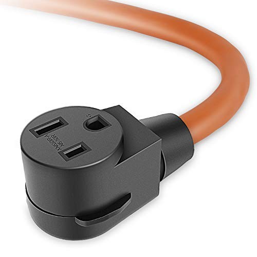 NEMA 14-50P to 6-50R Welder Adapter Cord 50 Amp 250V 8 AWG 1.5 FT Heavy Duty