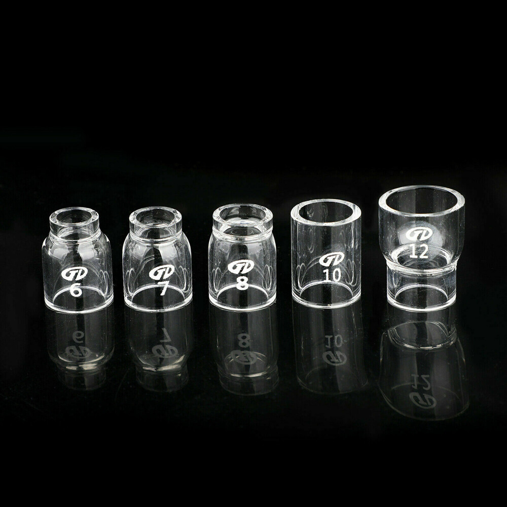 31Pcs TIG Welding Torch Stubby Gas Lens #12 Glass Cup Kit Fits WP-17/18/26