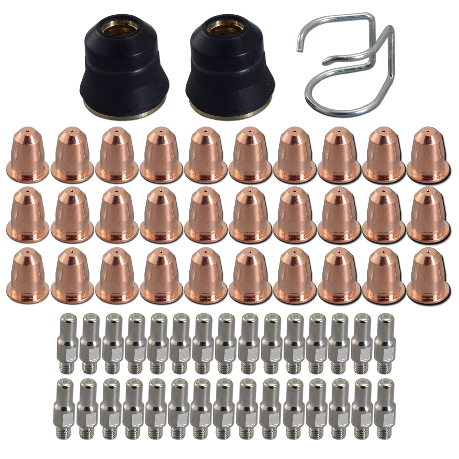 PR0110 Plasma Electrode PD0116-06 Tip PC0116 Fit S25K S45 Plasma Cutter 63pcs