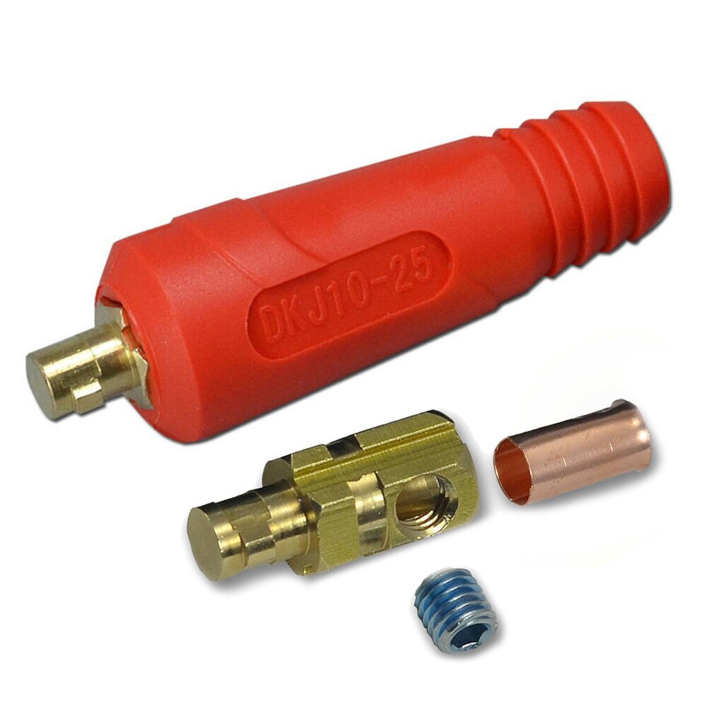 2pcs TIG Welding Cable Panel Connector-Plug DKJ35-50 315Amp Dinse Quick Fitting