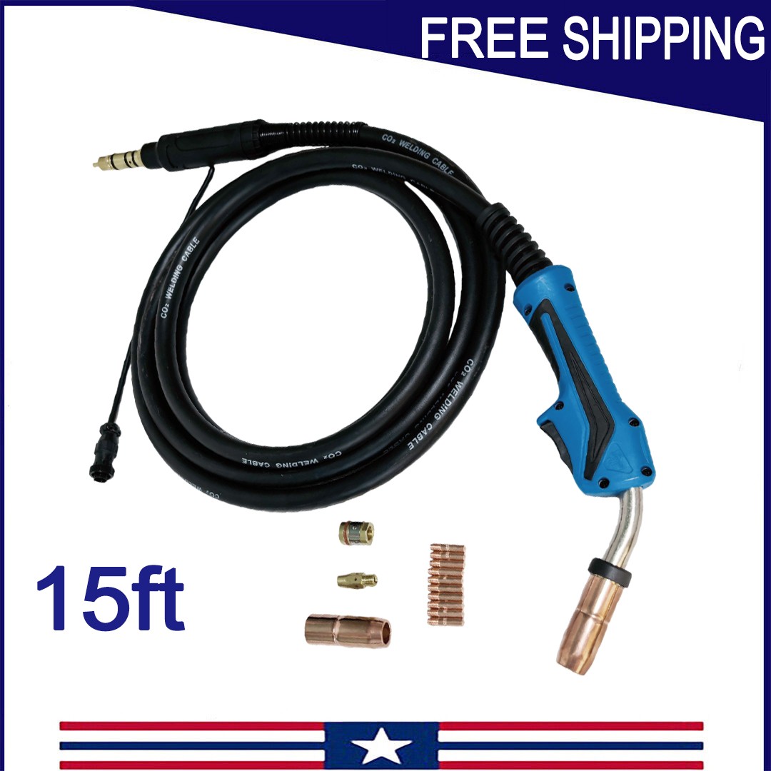 15ft MIG Gun Fit For Miller AccuLock MDX-250 Millermatic Mig Welder 1770037 US