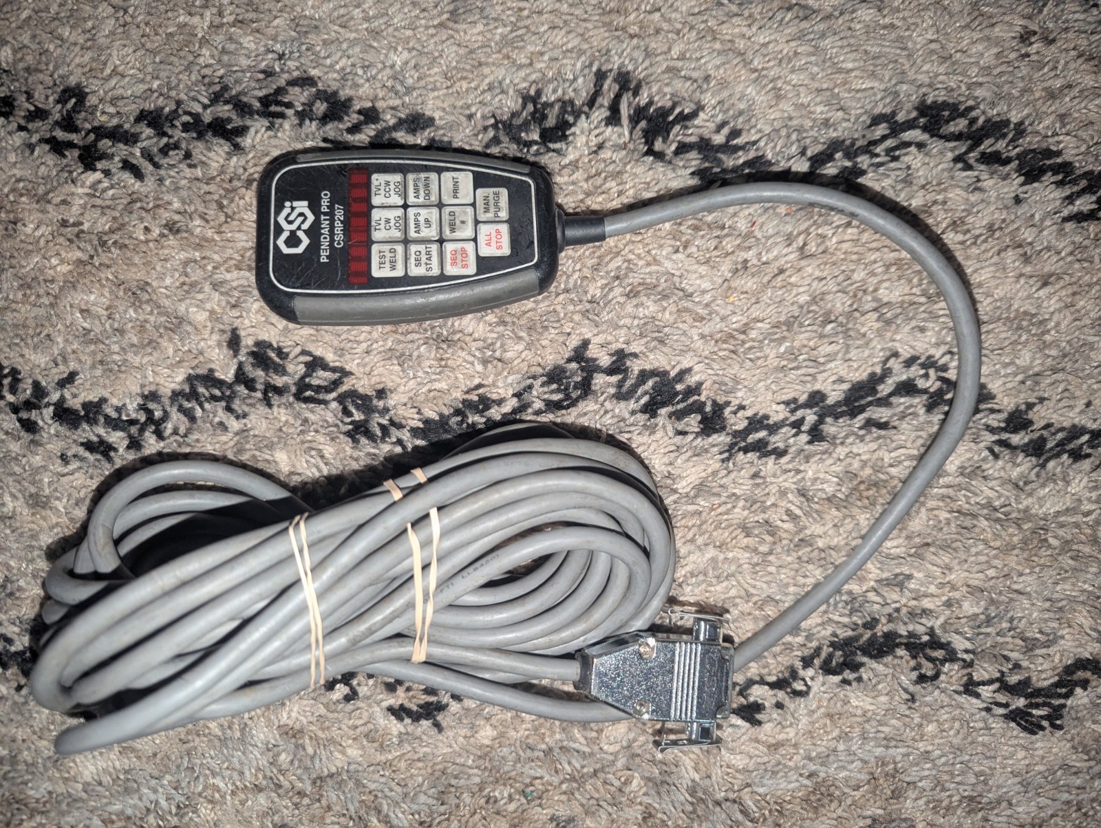 CSI Pendant Pro CSRP207 Mini Remote / Weld Control Arc Machines Untested Read