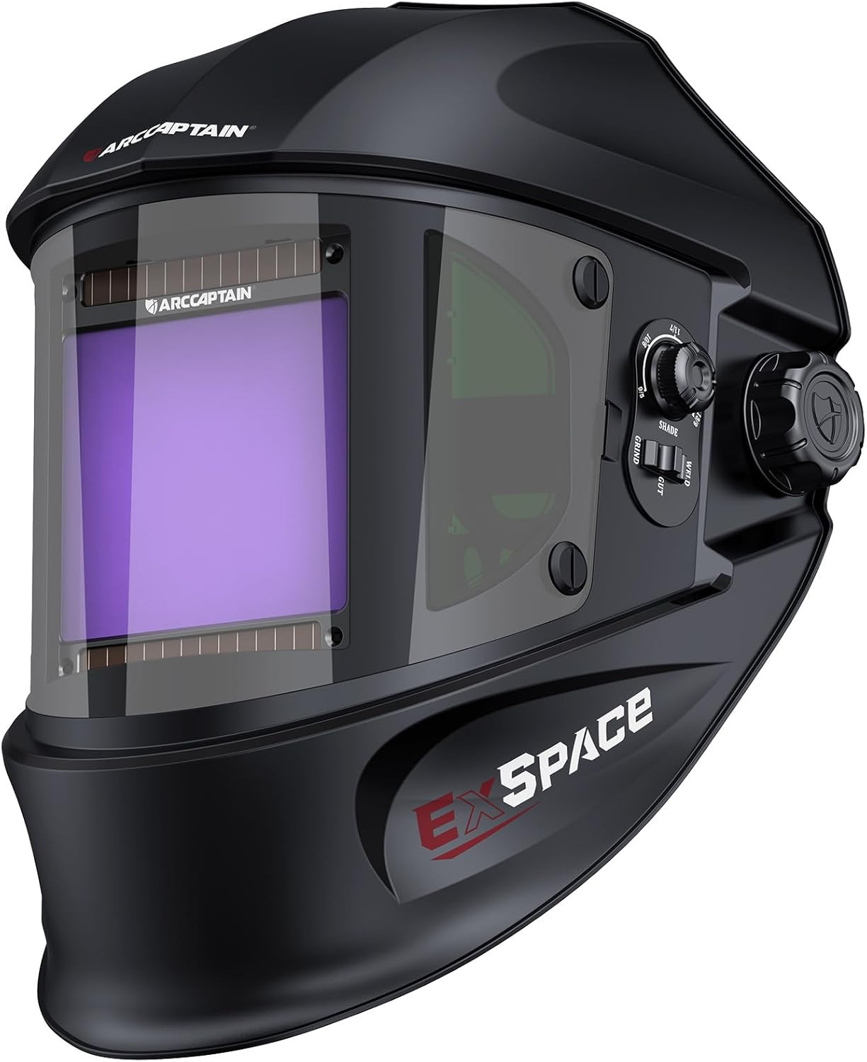 Auto Darkening Welding Helmet with Side View 180° Panoramic View 1/1/1/1 Tr…