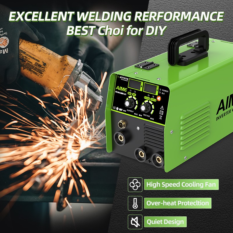 140A 3 in 1 MIG Welder Solid Wire MIG/Lift TIG Arc WeldingIGBT Inverter LED