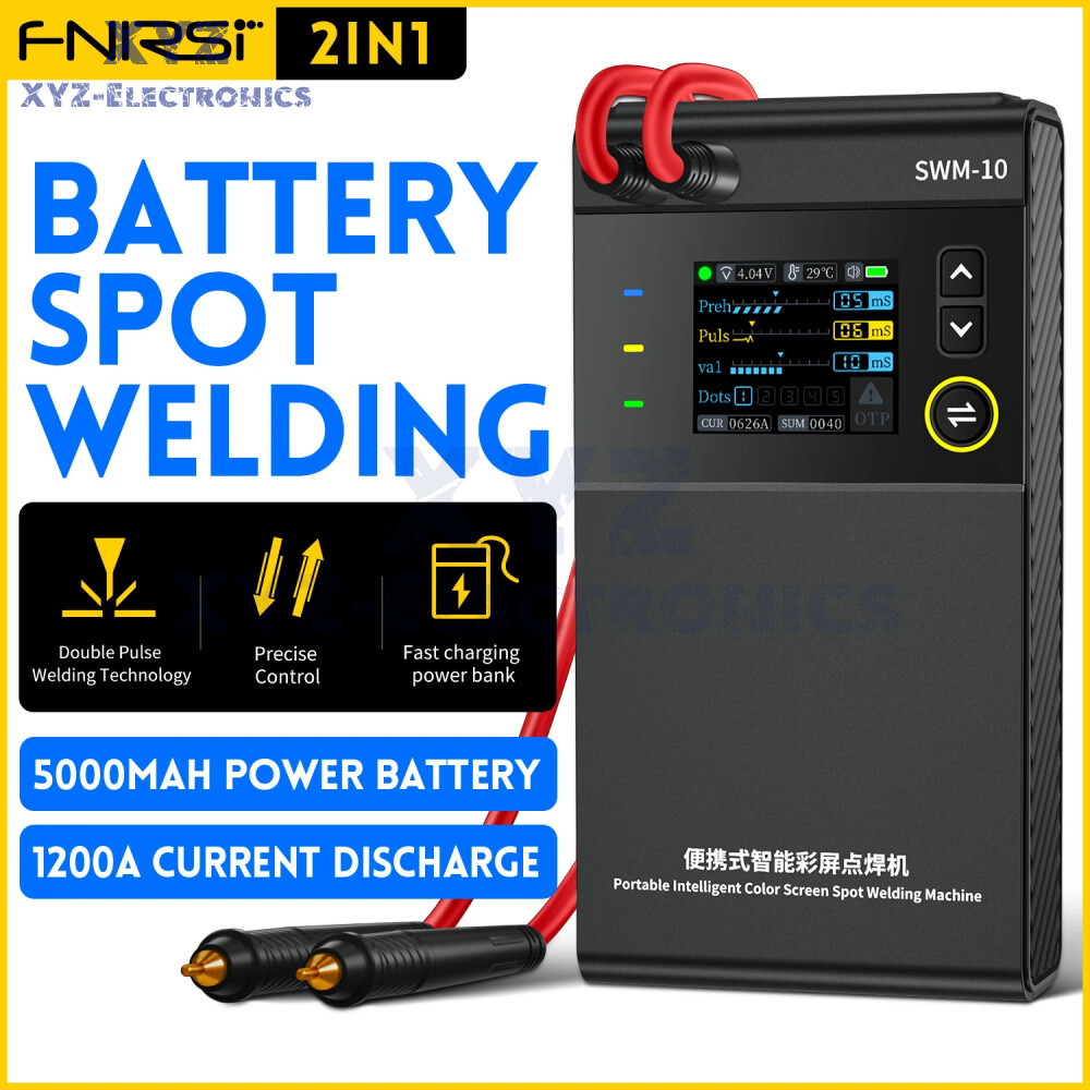 FNIRSI SWM-10 Battery Spot Welding HandHeld Spot Welder Machine 18650 Battery