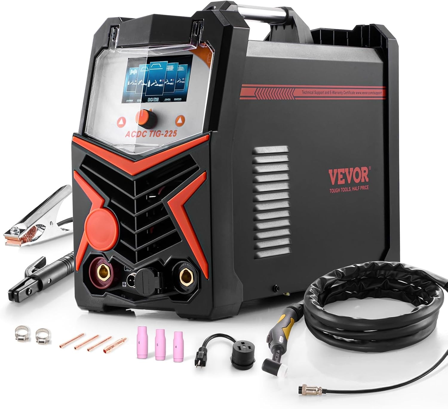 225A 6-in-1 AC/DC Aluminum TIG Welder