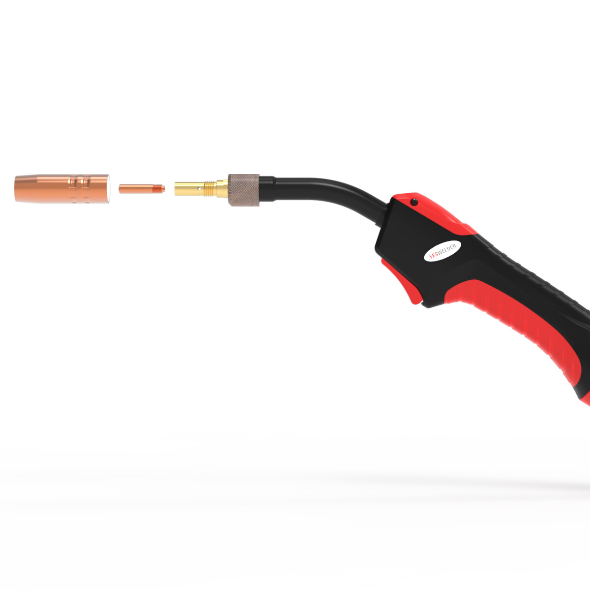 Flexible MIG Welding Gun Torch 100A 10ft Replacement for Lincoln 100L K530-5