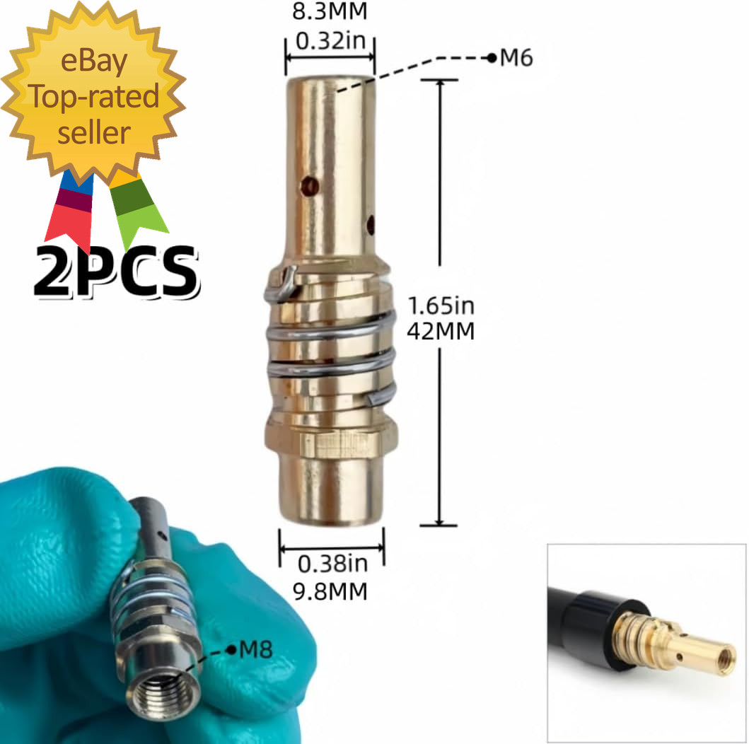 14Pcs Mig Welding Nozzle Tips 030″ with Non-Stick Coating;Ceramic Welding Nozzle