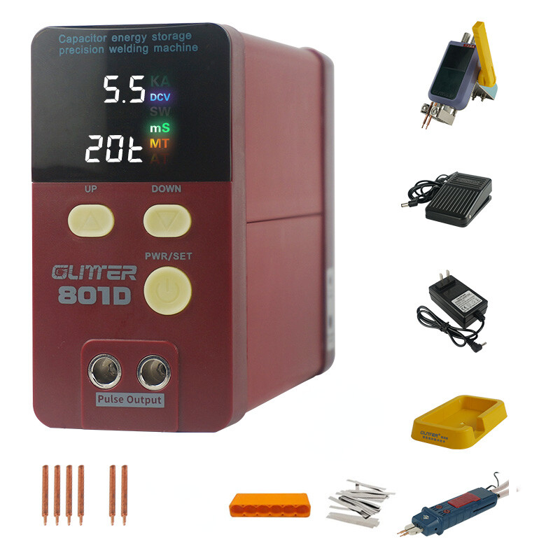 GLITTER 801D Faraday Capacity Spot Welding machine 1200W Battery Spot Welder
