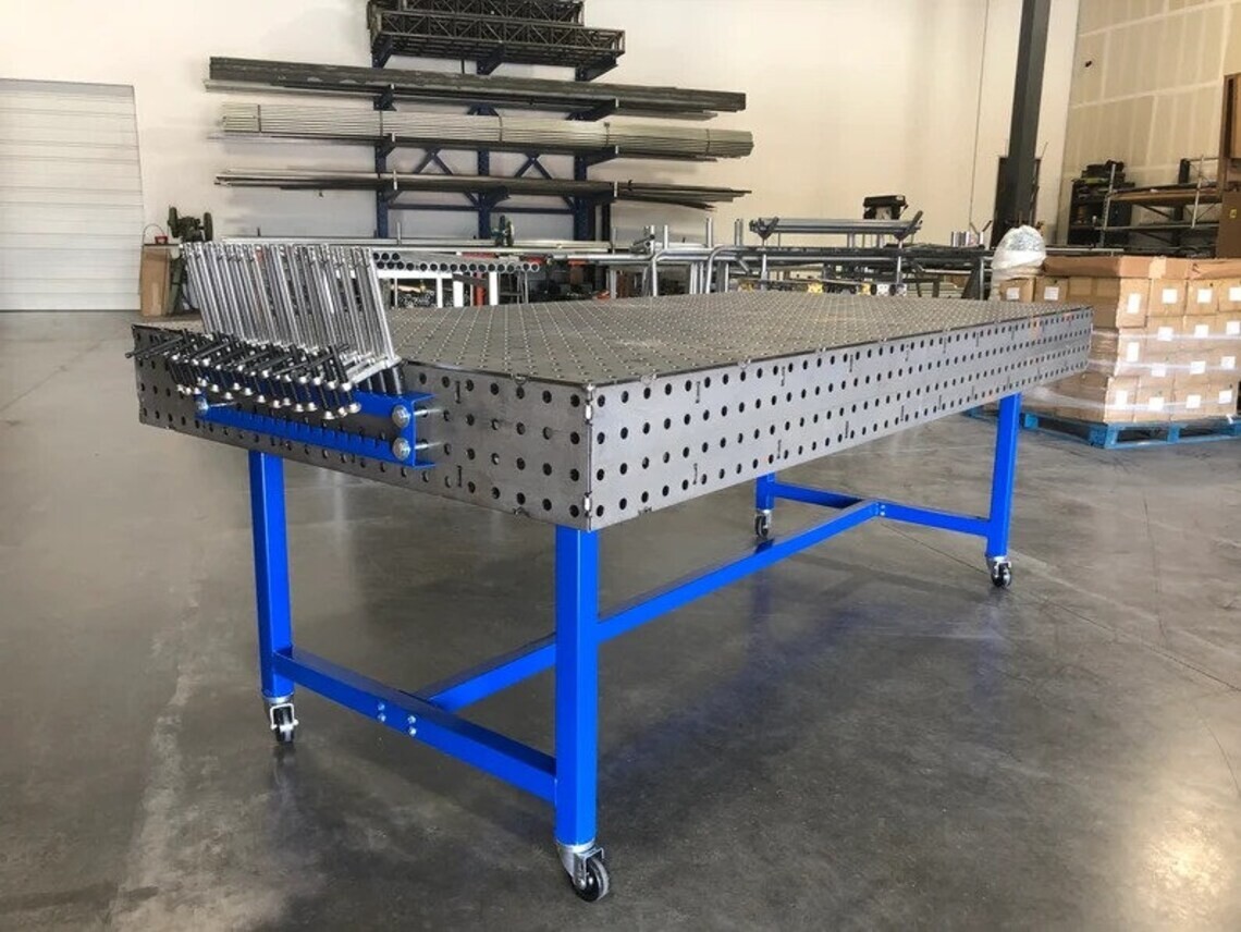 60″x120″ Welding Fabrication Table 5x10ft DIY Flat Kit Fixture Laser Cut in USA