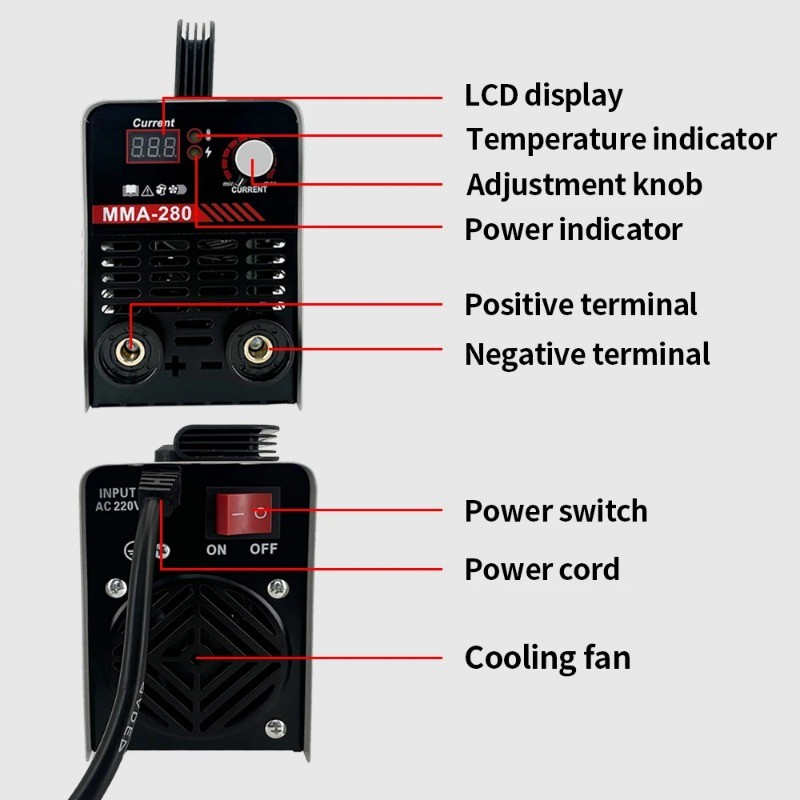 Small Mini Electric Welding Machine 220v Home 380v Industrial Grade Big Brand