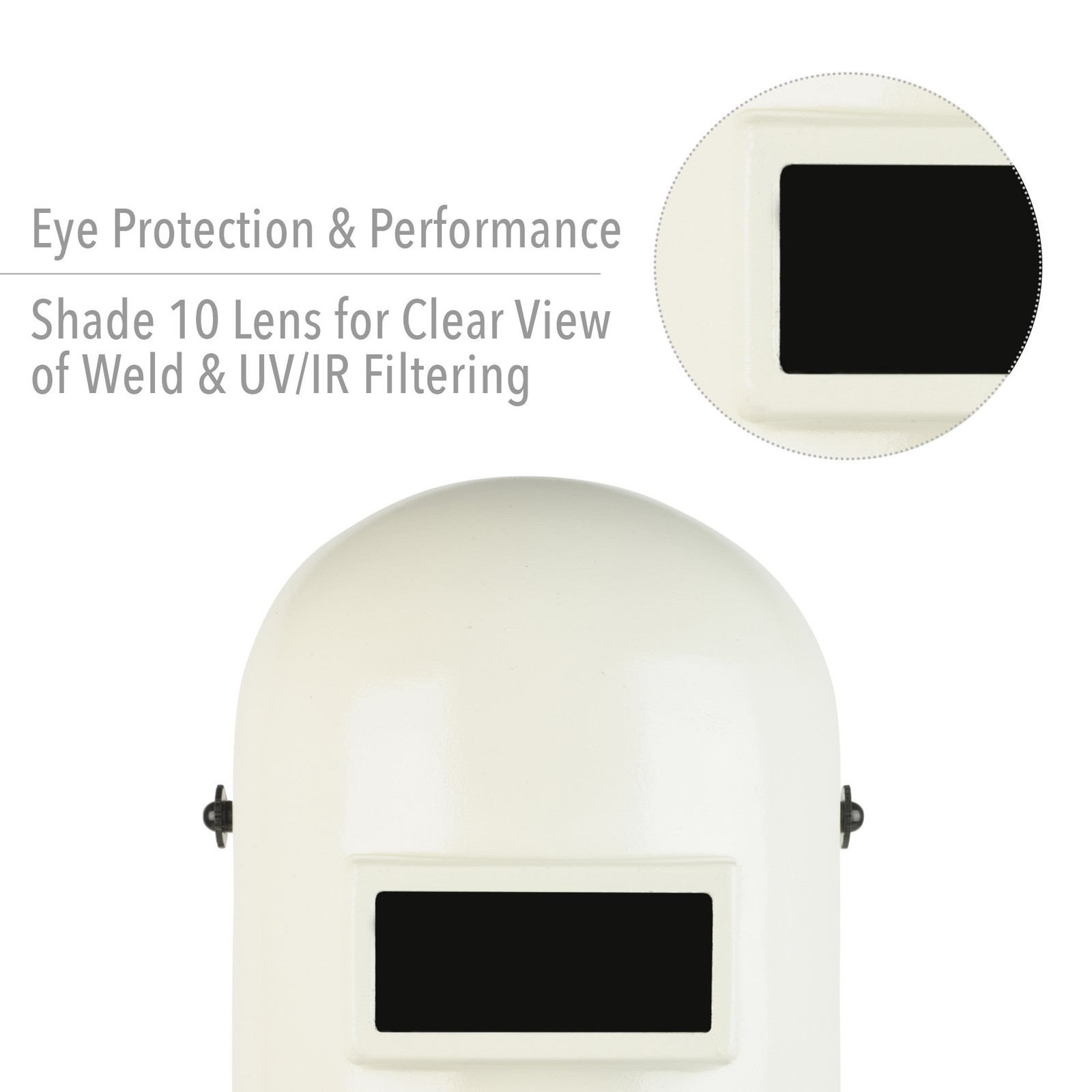 Fibre-Metal Pipeliner Fiberglass Welding Helmet with One Size, White