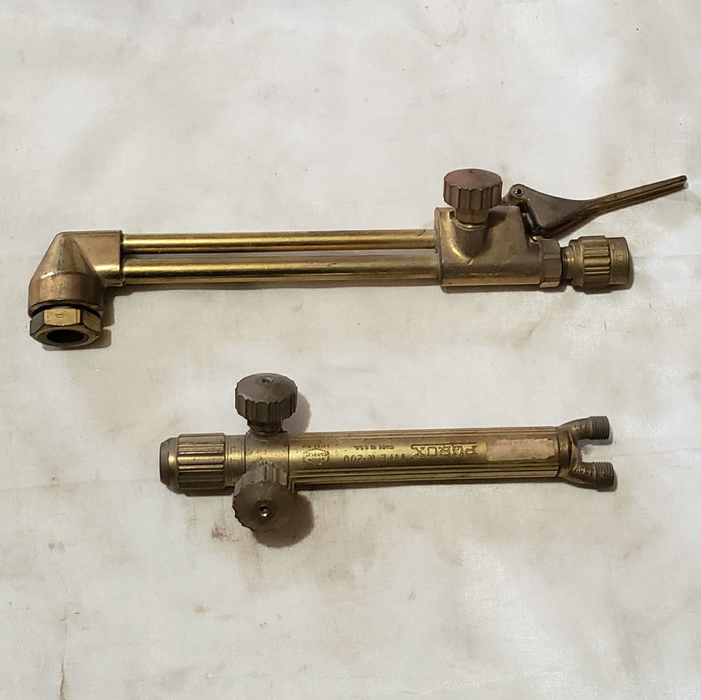 Purox Torch Set W-200 Welding Handle CW-200 Cutting Attachment & Retaining Nut