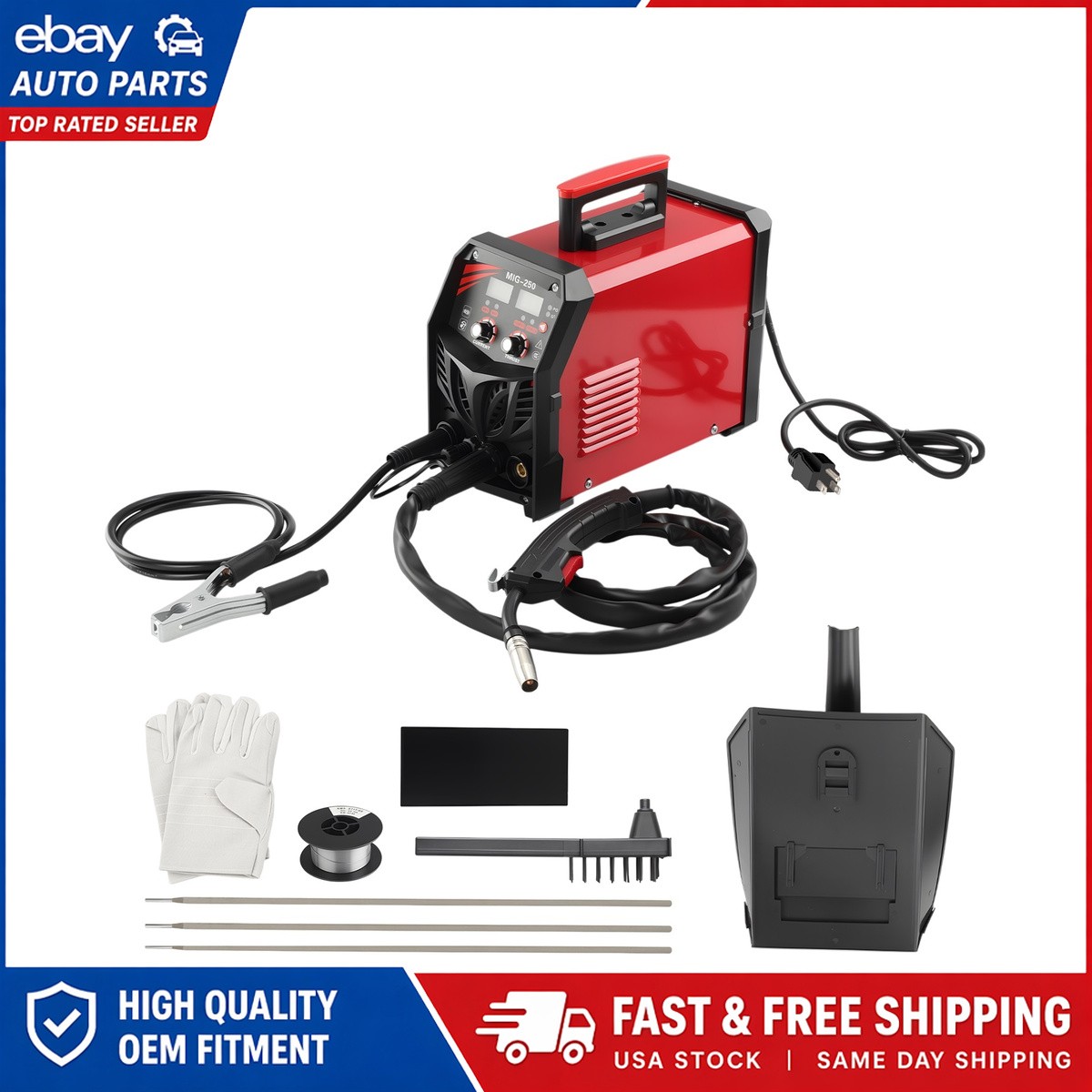 Flux Core Welder Stick Welder for Home DIY MIG Welder 3 in 1 Welding Machine