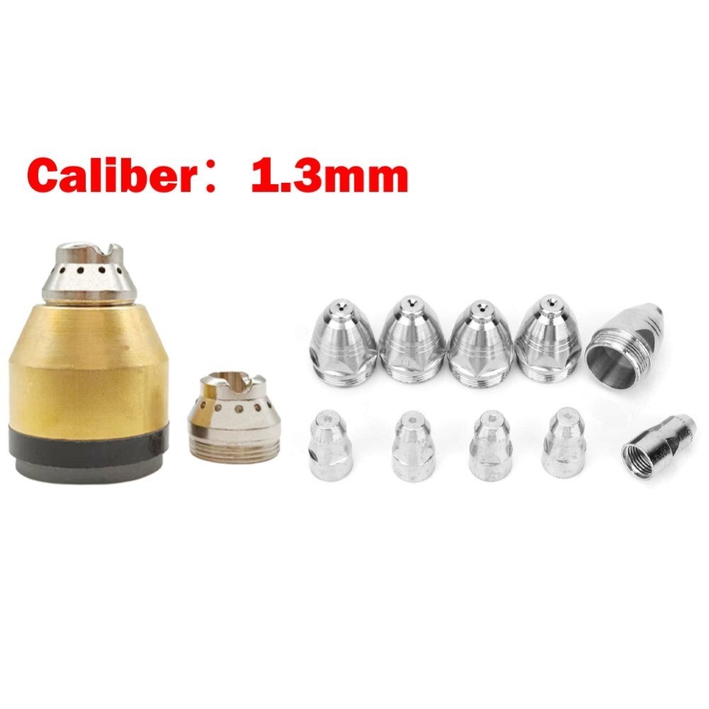 10pc Cutter Torch Set For P80 Plasma Cutting Torch Protective Cover And