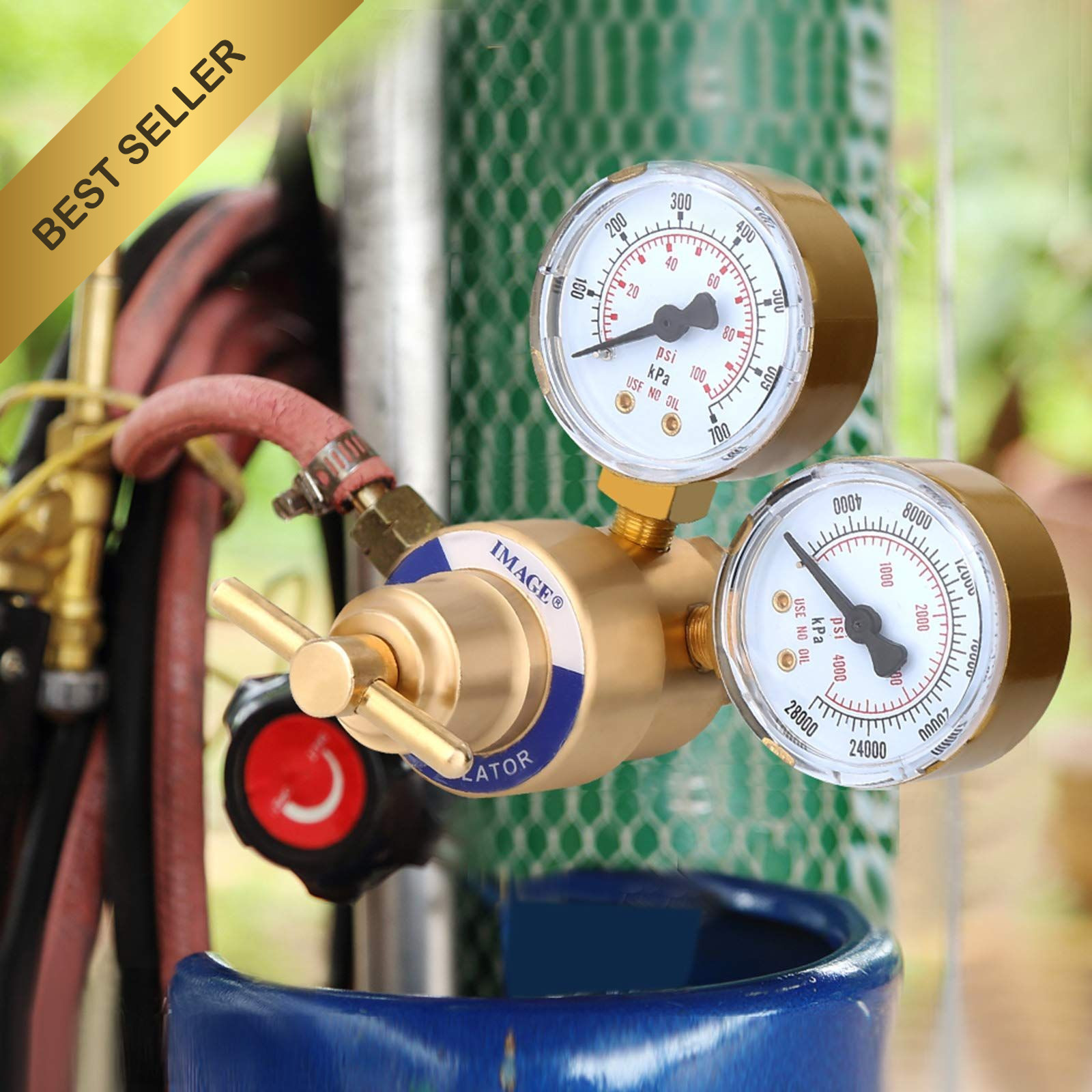 IMAGE Oxygen Regulator Gauges for Victor Torch Cutting Kits CGA 540 Welding Gas