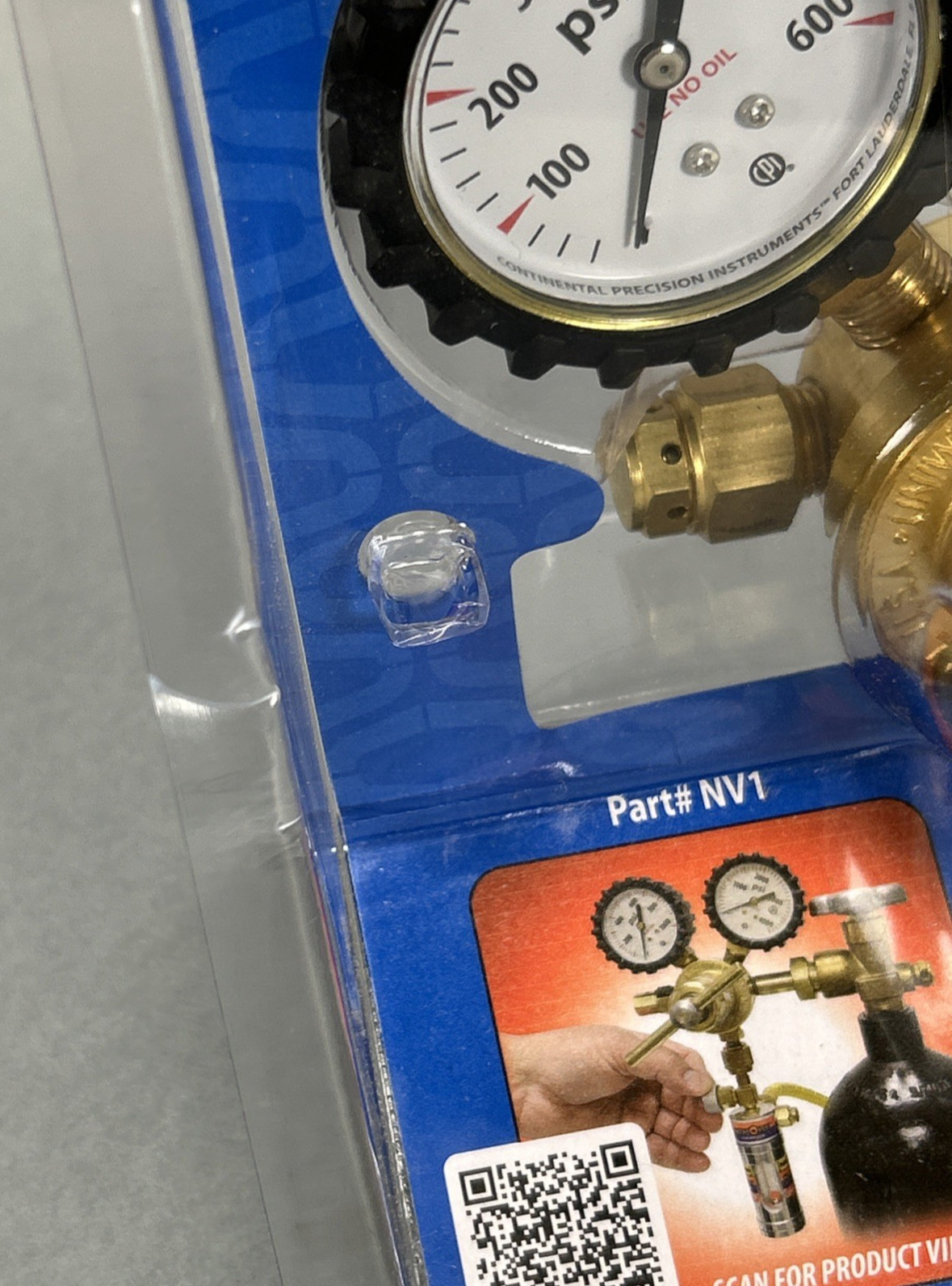 Uniweld RHP400 Nitrogen Regulator With 0-400 PSI Delivery Pressure