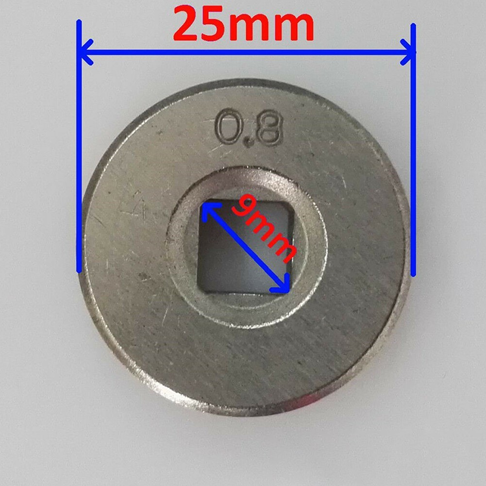 MIG WIRE FEED ROLLER DRIVE WHEEL SQUARE V KNURLED WELDING 0.6/0.8/.023-.030
