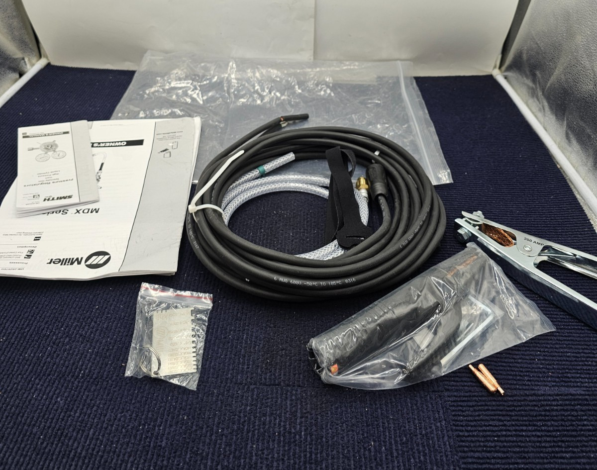 Miller MDX Series CE MDX 100 250 Black Ground Cable Clamp Assembly Tubing