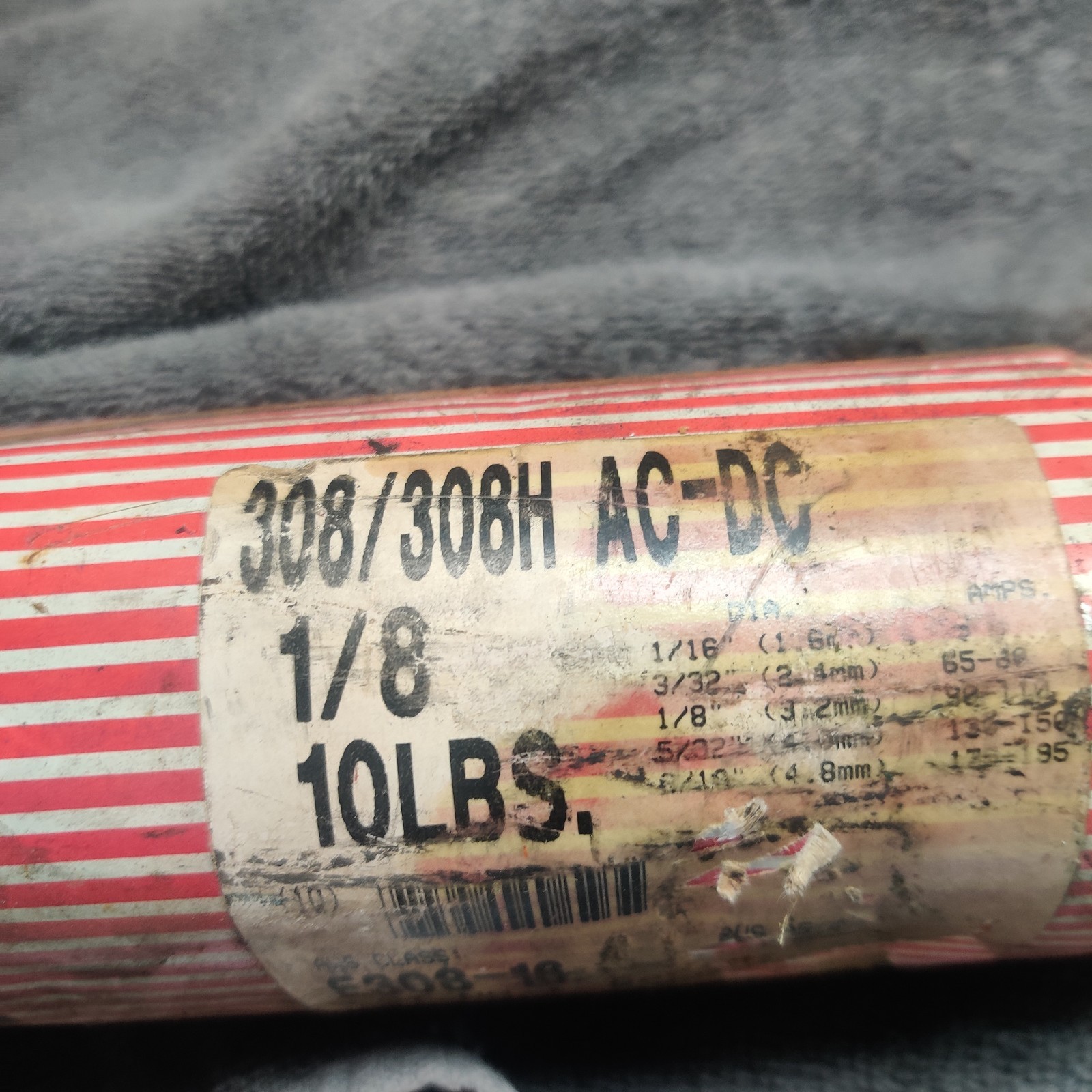 McKay 308/308H Stainless Welding Electrodes 1/8″ – E308‑16 – 5.5 lb
