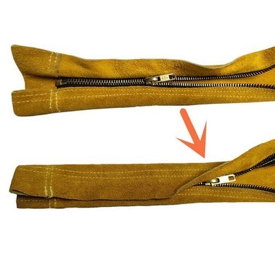 TIG Mig Cowhide Leather Welding Torch Cable Hose-Cover 25ft L 4in W With