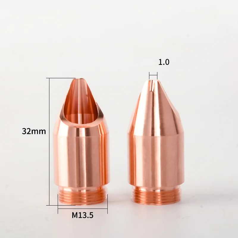 IPG Laser Welding Nozzle Copper Feed Wire Nozzles For IPG Welder Gun Head
