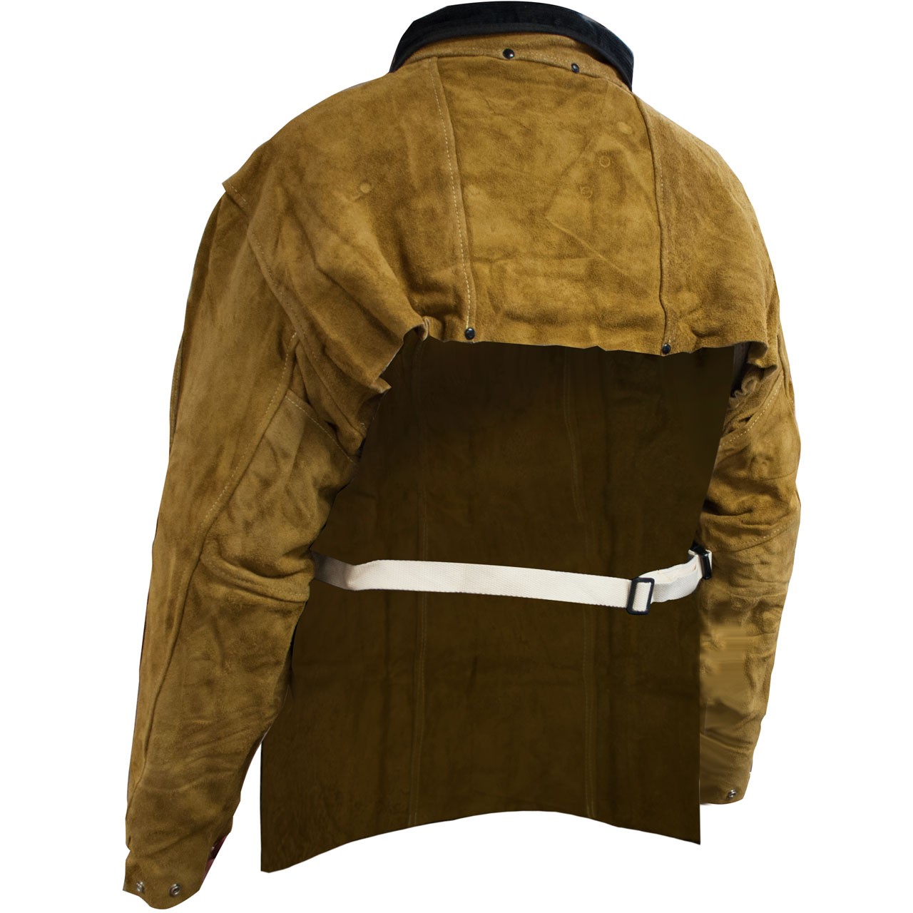 Black Stallion 220CS Side Split Cowhide Leather Cape Sleeve and 20 Inch Bib 3XL