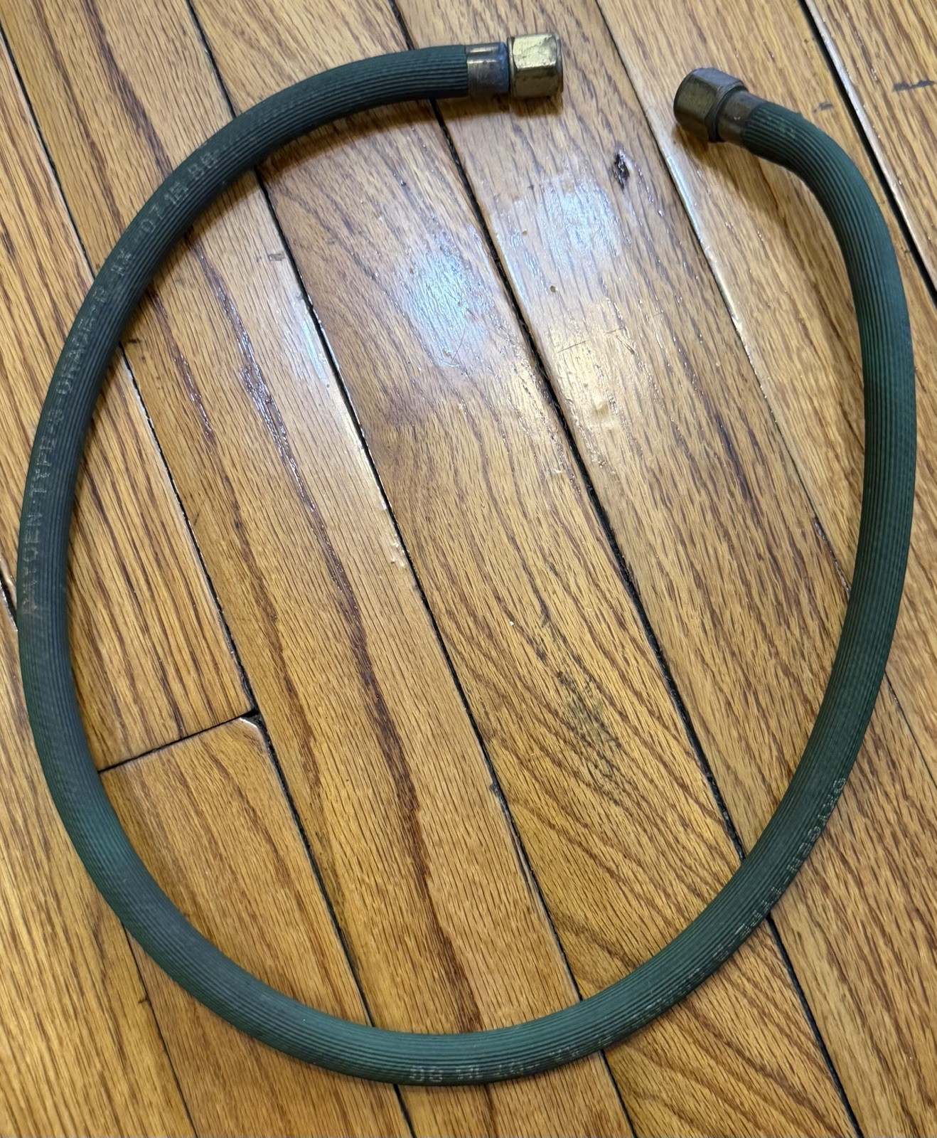 Oxygen Hose for Torch Regulator Type S Grade R RX-07-18-86 33″ Long