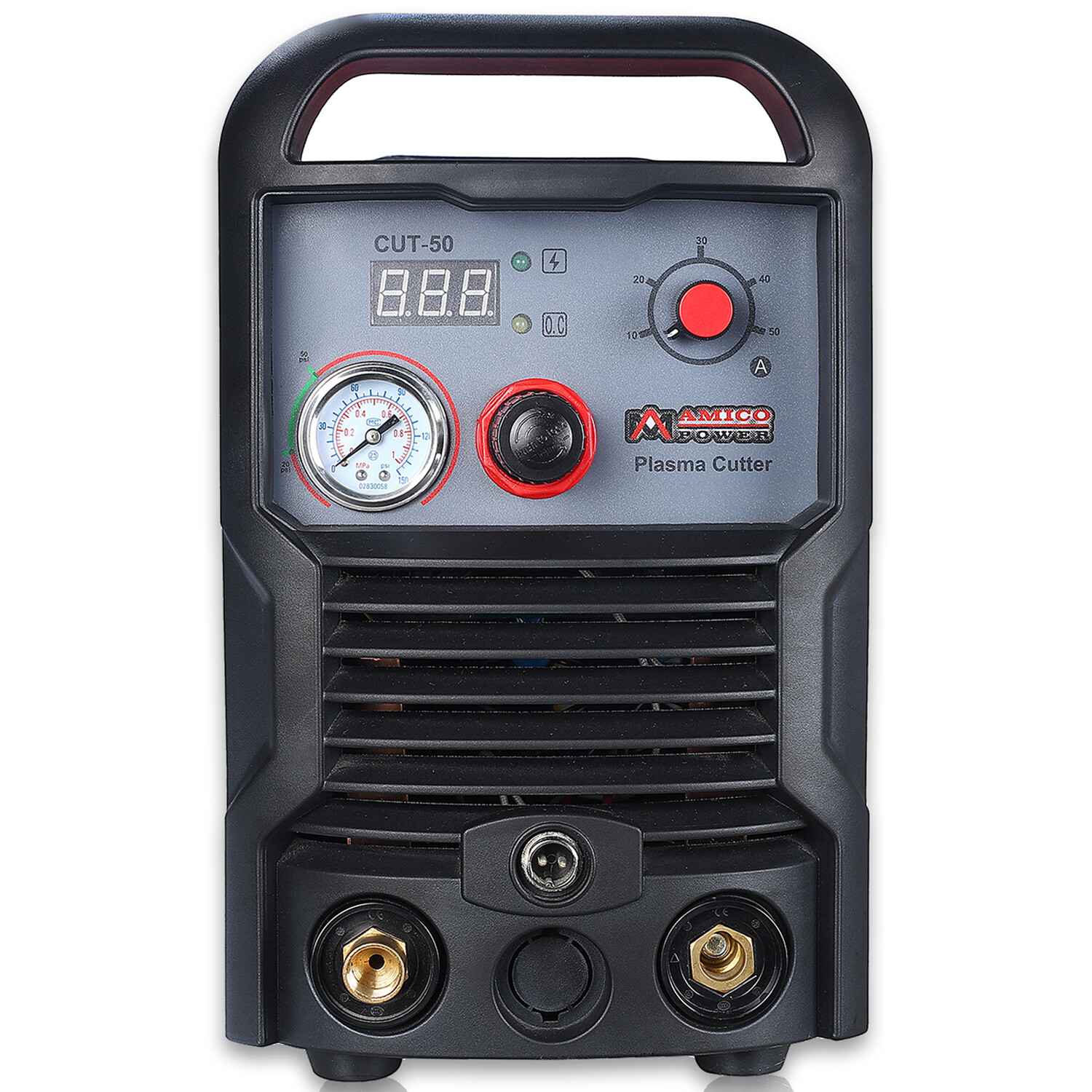 CUT-50 Amp Plasma Cutter, 115/230V Compact Metal Cutting Machine 3/4″ Clean Cut