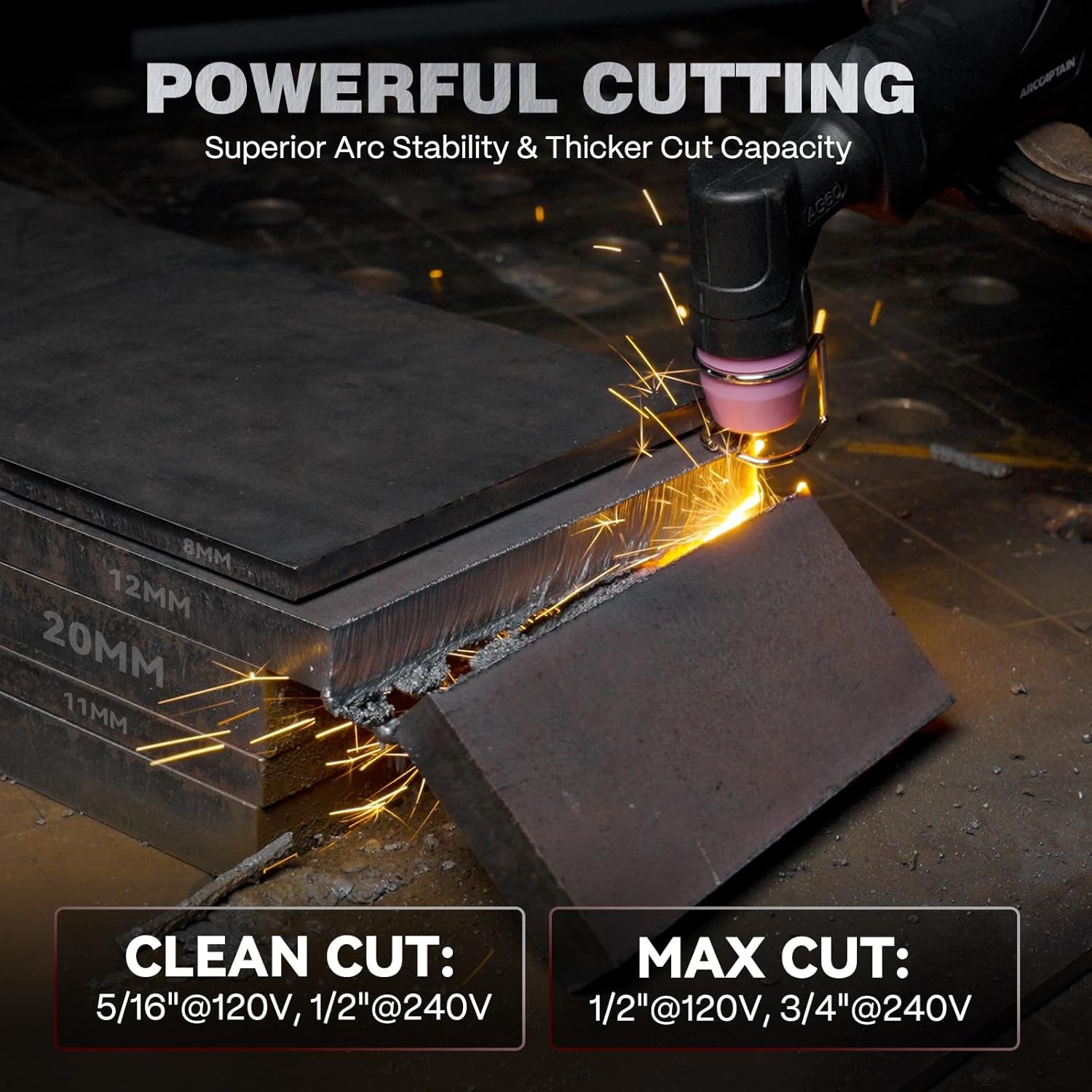 iControl Cut55 Pro Plasma Cutter APP Control 55Amp Non-Touch Pilot Arc 120V/240V