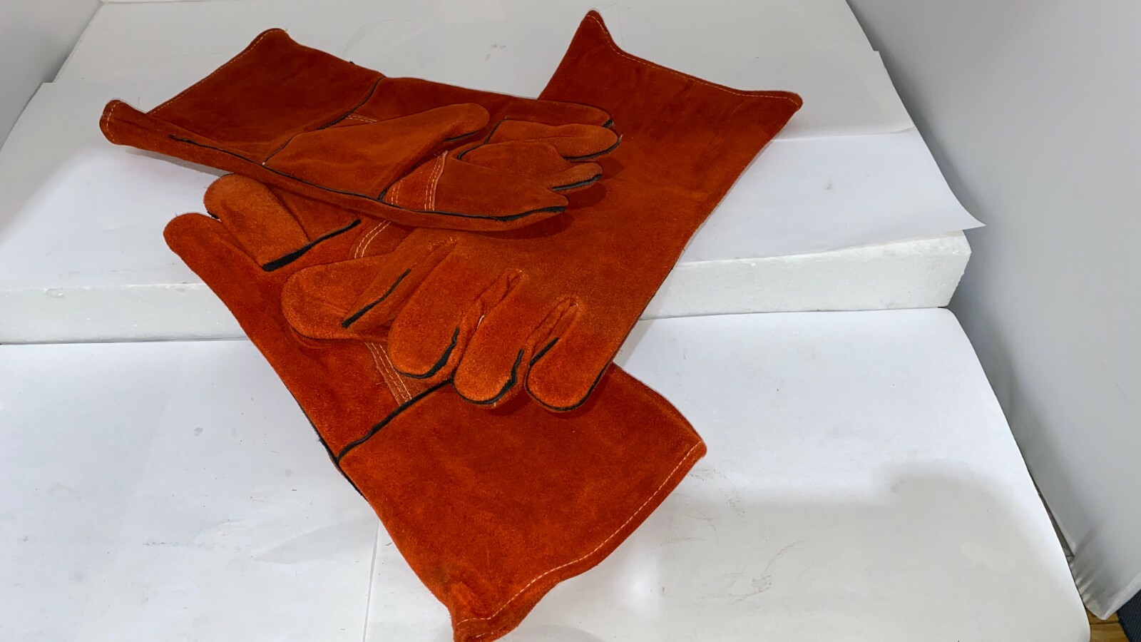 Welding Gloves 18″ Reinforced Palm COM 1468. Package of 12 pairs